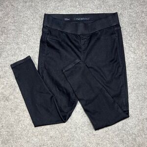 Lane Bryant High Rise Black Denim‎ Jeggings Size 12P